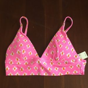 AERIE pink bikini top
